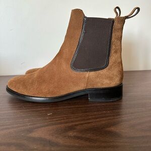 Thursday Boot Company Women's Brown Suede Chelsea Booties